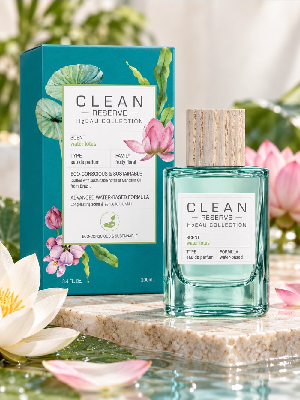 CLEAN Reserve H2EAU Water Lotus
